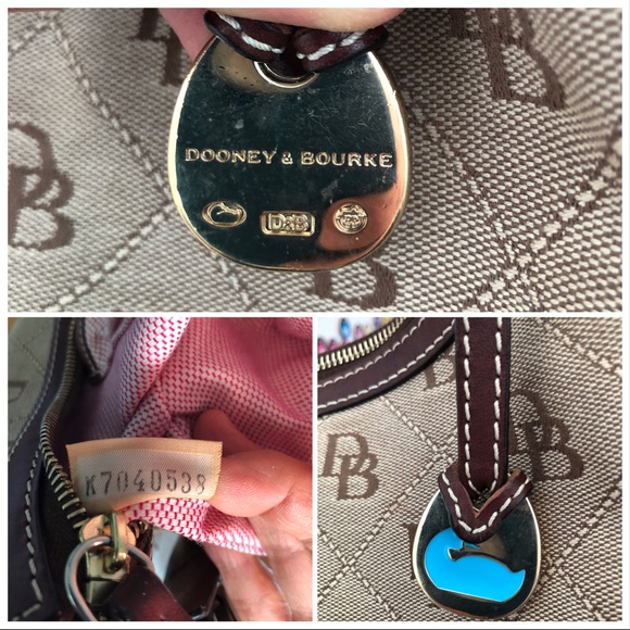 Dooney & Bourke Vintage Signature Structured Hobo - Picture 8 of 8
